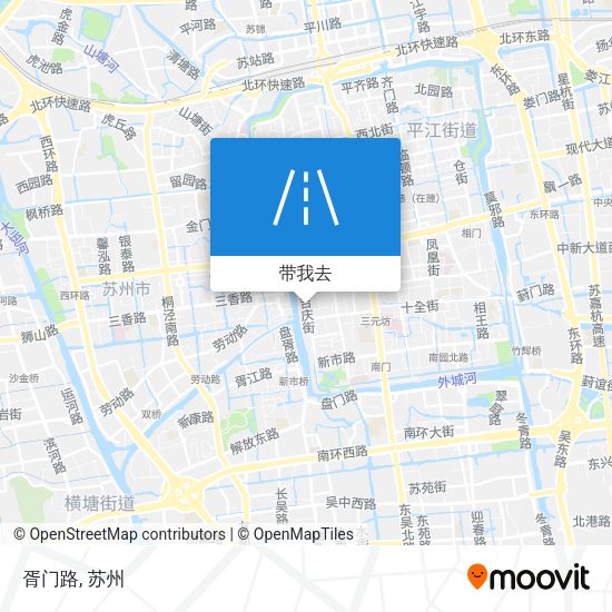 胥门路地图