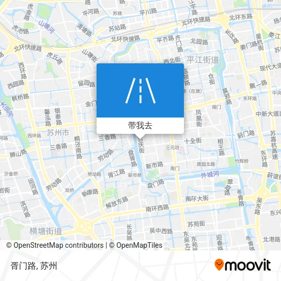 胥门路地图
