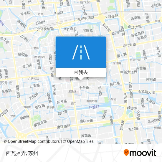 西瓦爿弄地图