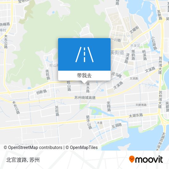 北官渡路地图