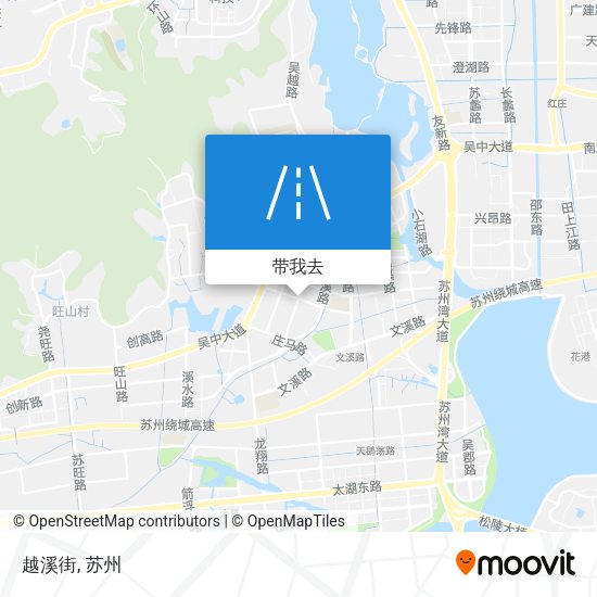 越溪街地图