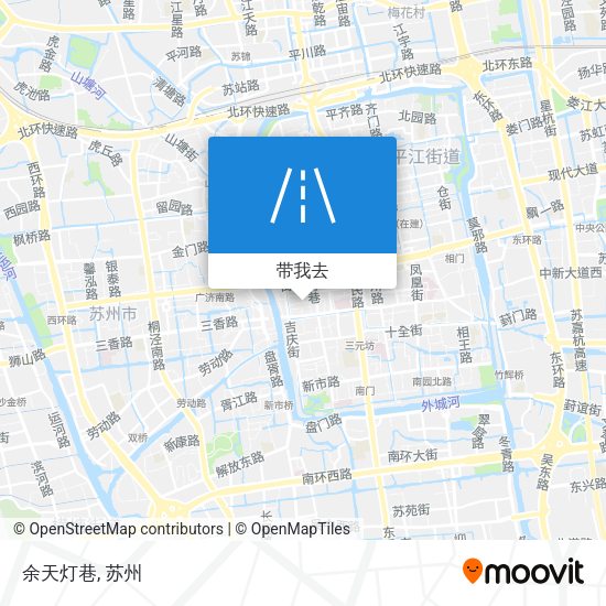 余天灯巷地图