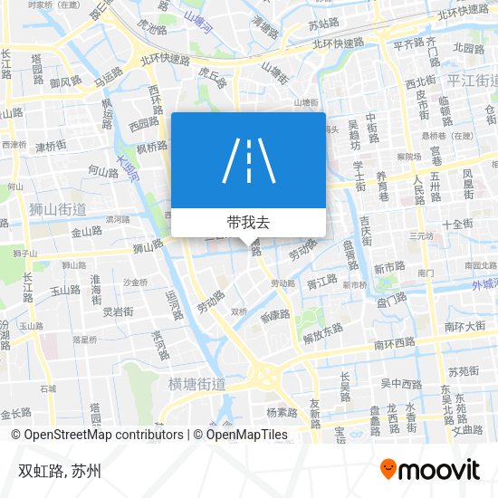 双虹路地图