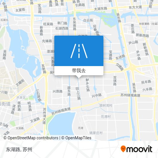 东湖路地图