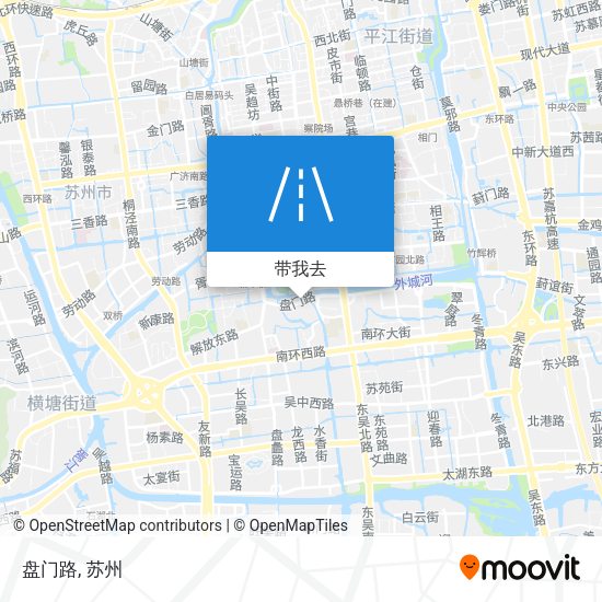 盘门路地图