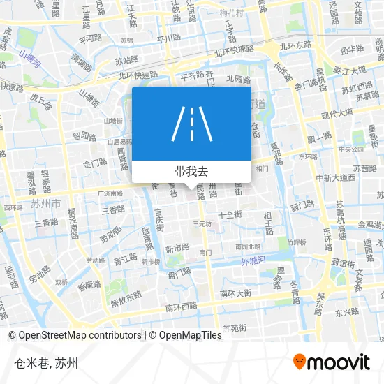 仓米巷地图