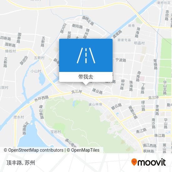 顶丰路地图