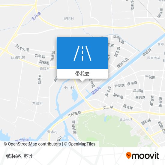 镇标路地图