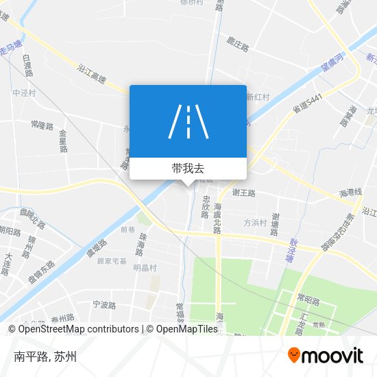 南平路地图