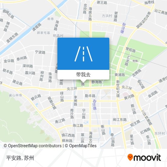 平安路地图