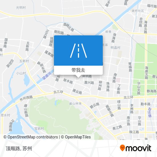 顶顺路地图
