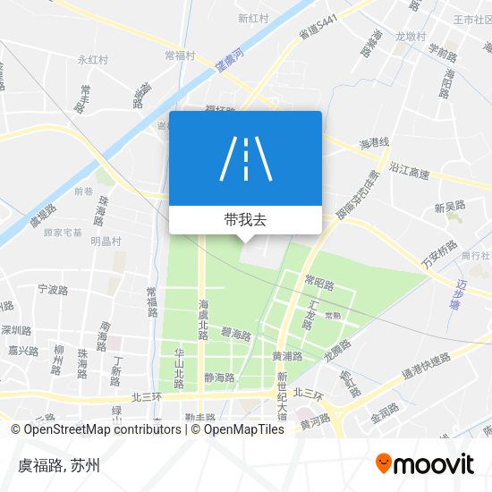 虞福路地图