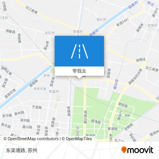 东渠塘路地图