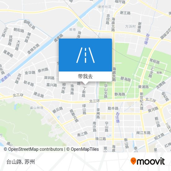台山路地图