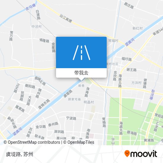 虞堤路地图