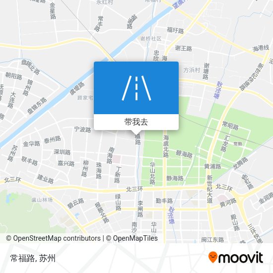 常福路地图