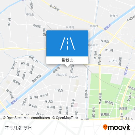 常青河路地图