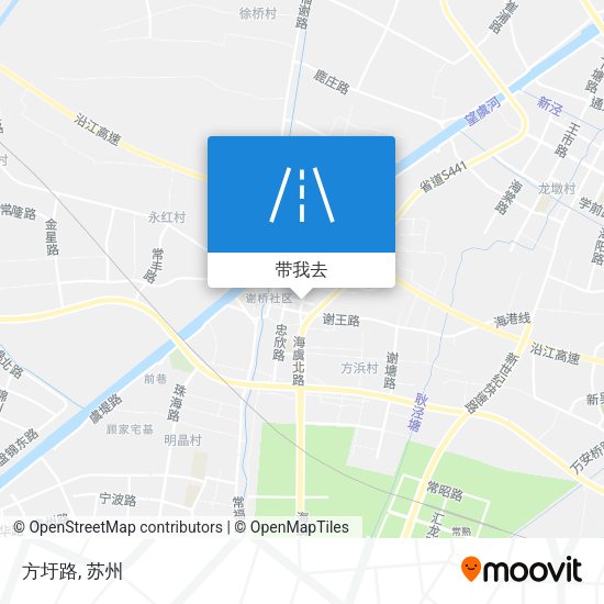 方圩路地图