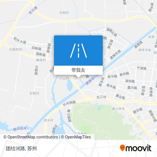 团结河路地图