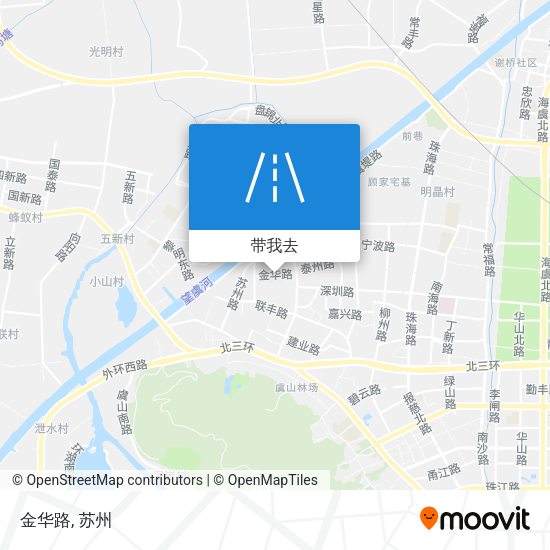 金华路地图