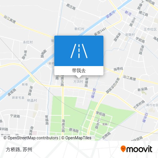 方桥路地图