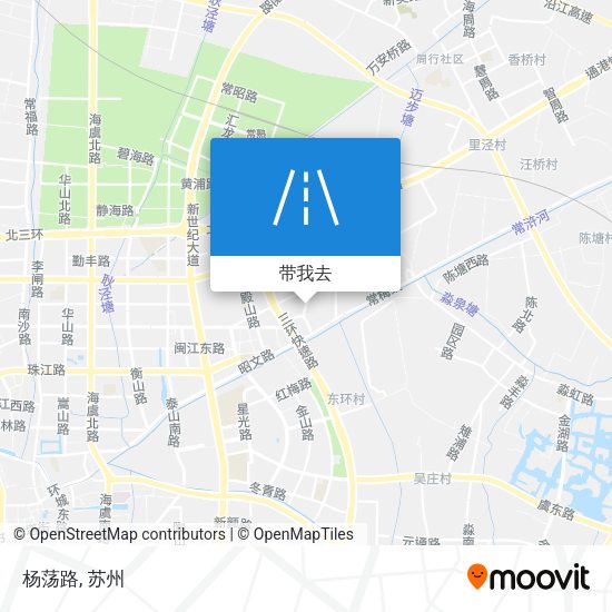 杨荡路地图
