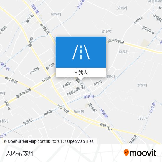 人民桥地图