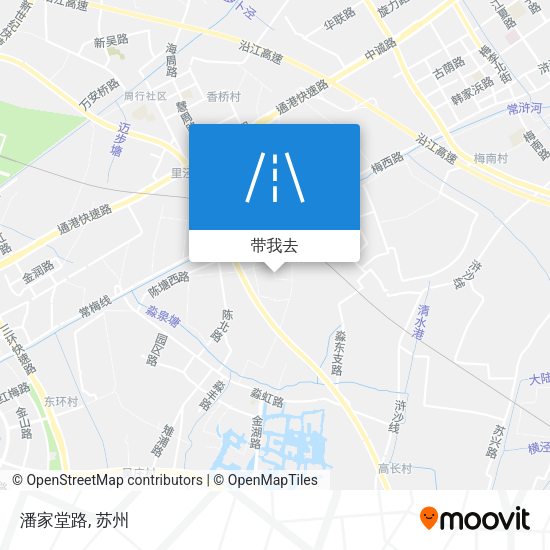潘家堂路地图