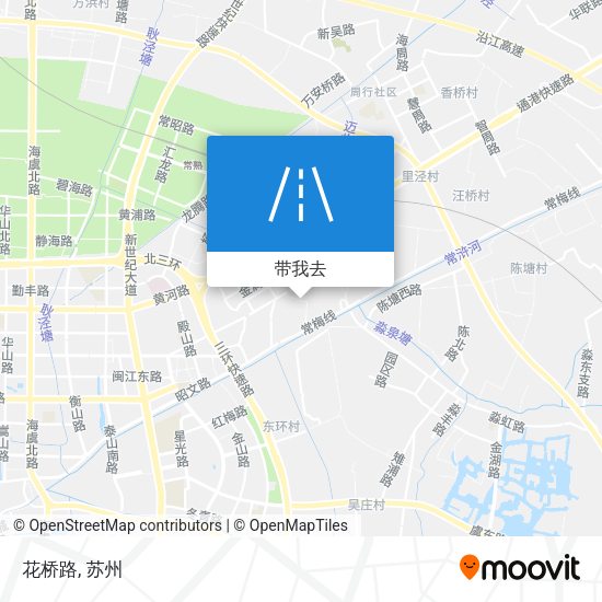 花桥路地图