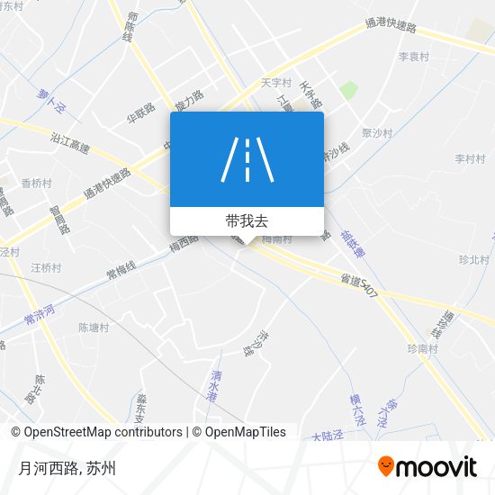 月河西路地图
