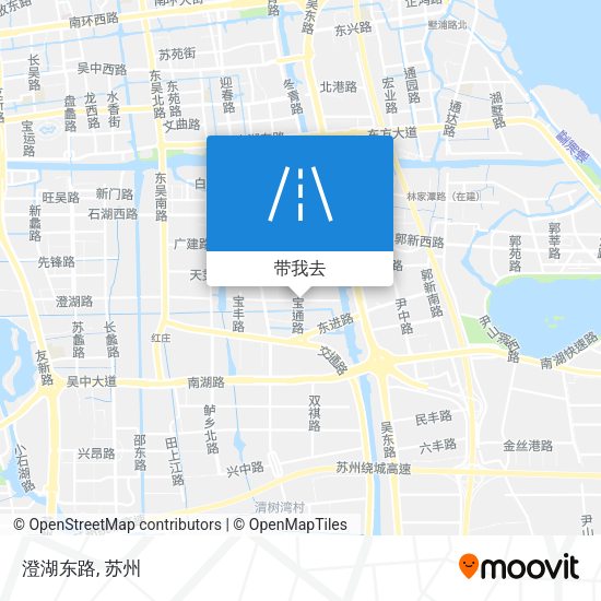 澄湖东路地图