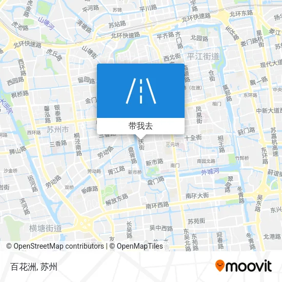 百花洲地图