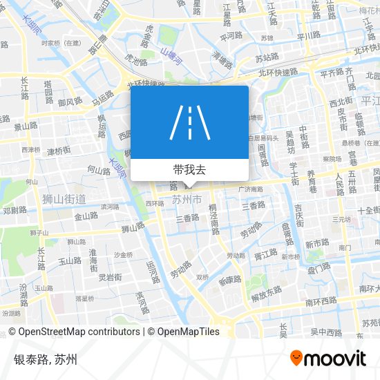 银泰路地图