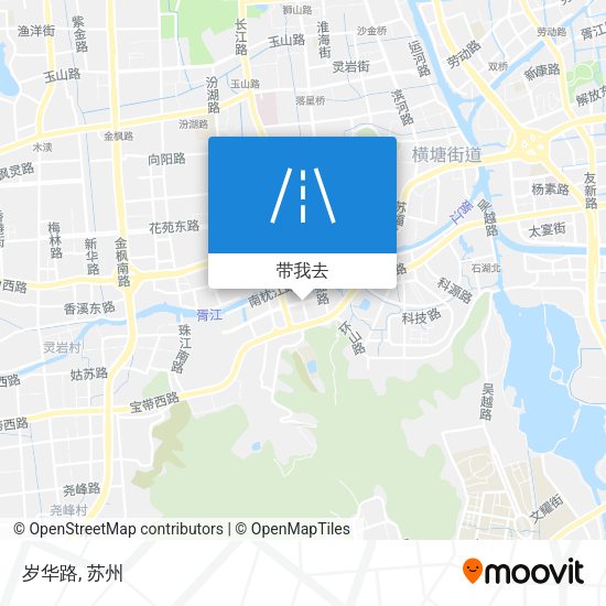 岁华路地图