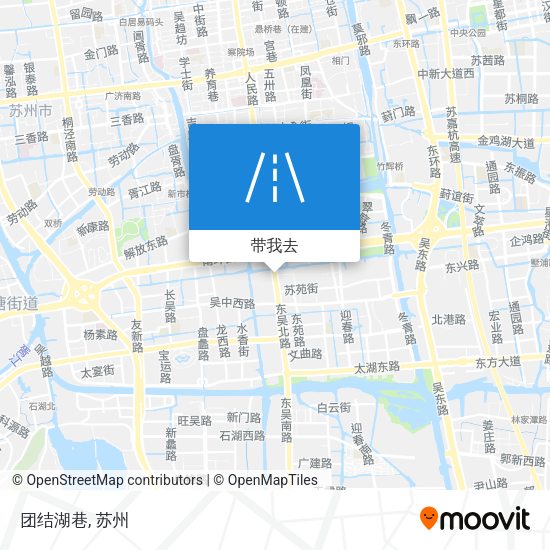 团结湖巷地图