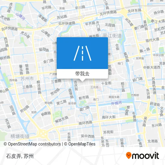 石皮弄地图