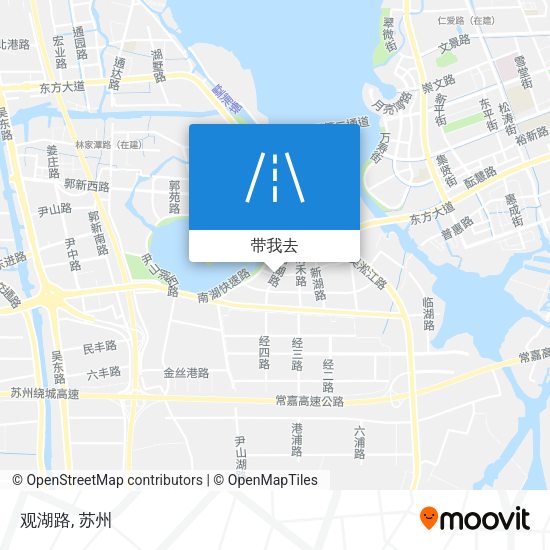 观湖路地图