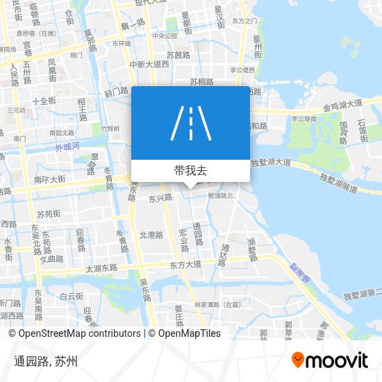 通园路地图