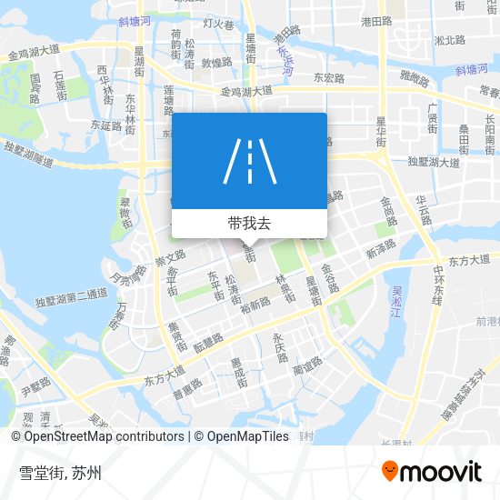 雪堂街地图