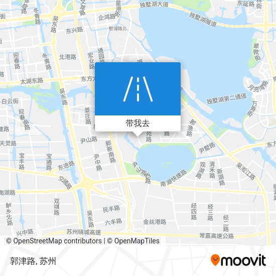 郭津路地图