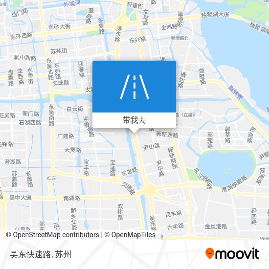 吴东快速路地图