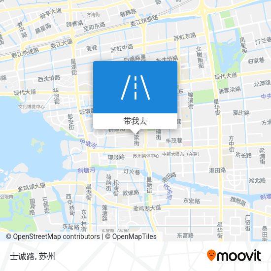 士诚路地图