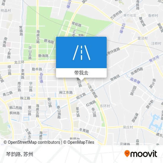 琴韵路地图