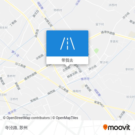 寺泾路地图