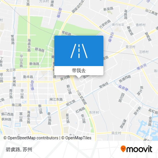 碧虞路地图