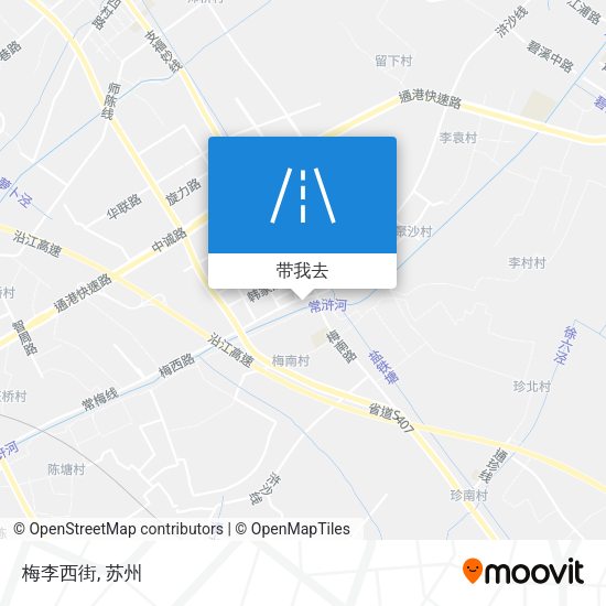 梅李西街地图