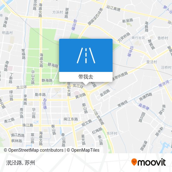 泯泾路地图