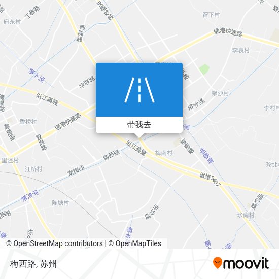 梅西路地图