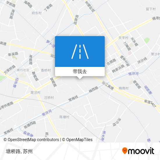 塘桥路地图