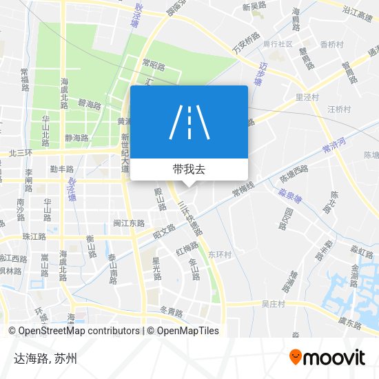 达海路地图